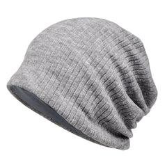 Velvet Lined Beanie Soft Warm Ski Cap Chemo Caps Cancer Headwear