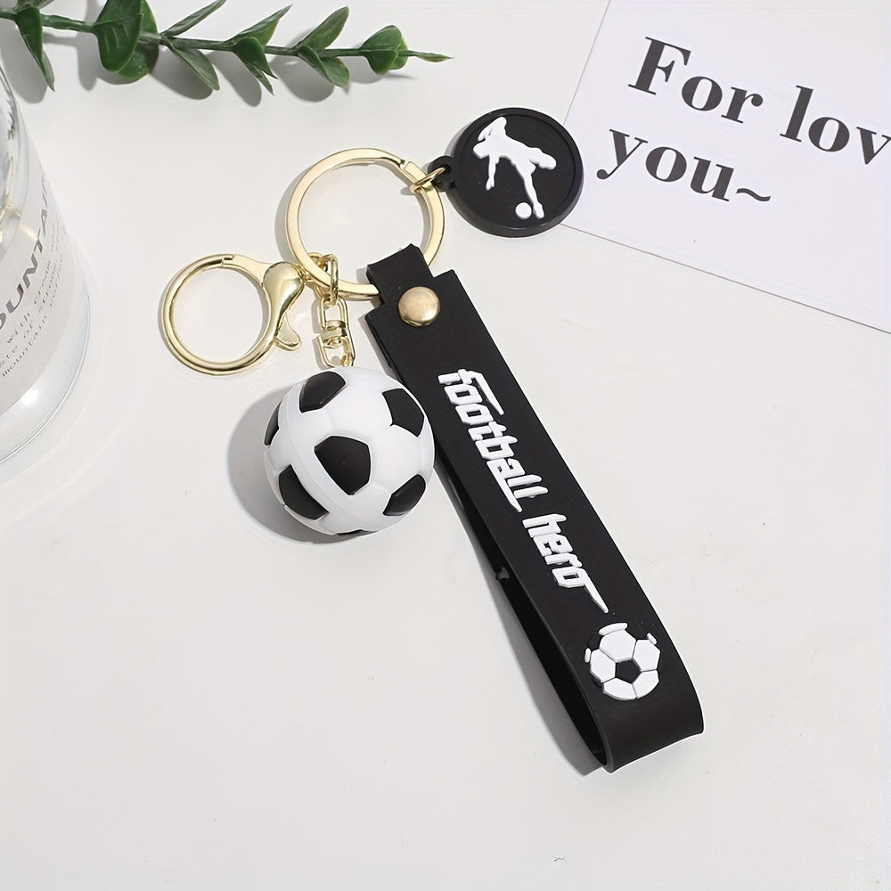 Football Keychain For Men Car Creative Keychain Pendant For Men
