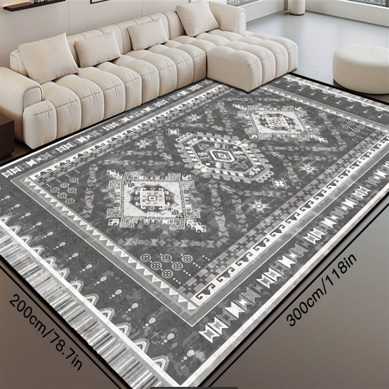 Loop Velvet Carpet Printed Carpet Machine Washable Heavy Duty High Carpet