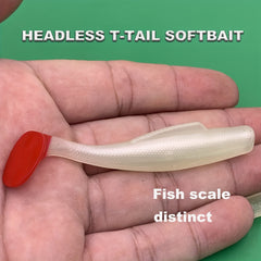 6pcs Paddle Tail Soft Lure Bionic Swimbait Fishing For Freshwater