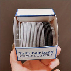 Girls Elastic Braided Hair Ties Ponytail Hair Accessories