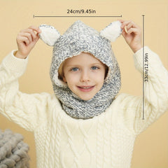 Kids Winter Hat with Neck and Ear Protection