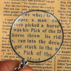 Necklace Magnifying Glass Metal Hanging Chain Magnifying Glass