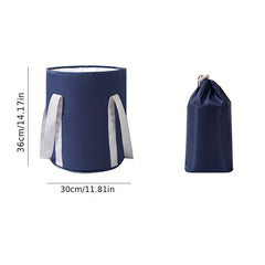 Portable Foldable Foot Bath Basin with Handles for Outdoor Travel & Camping