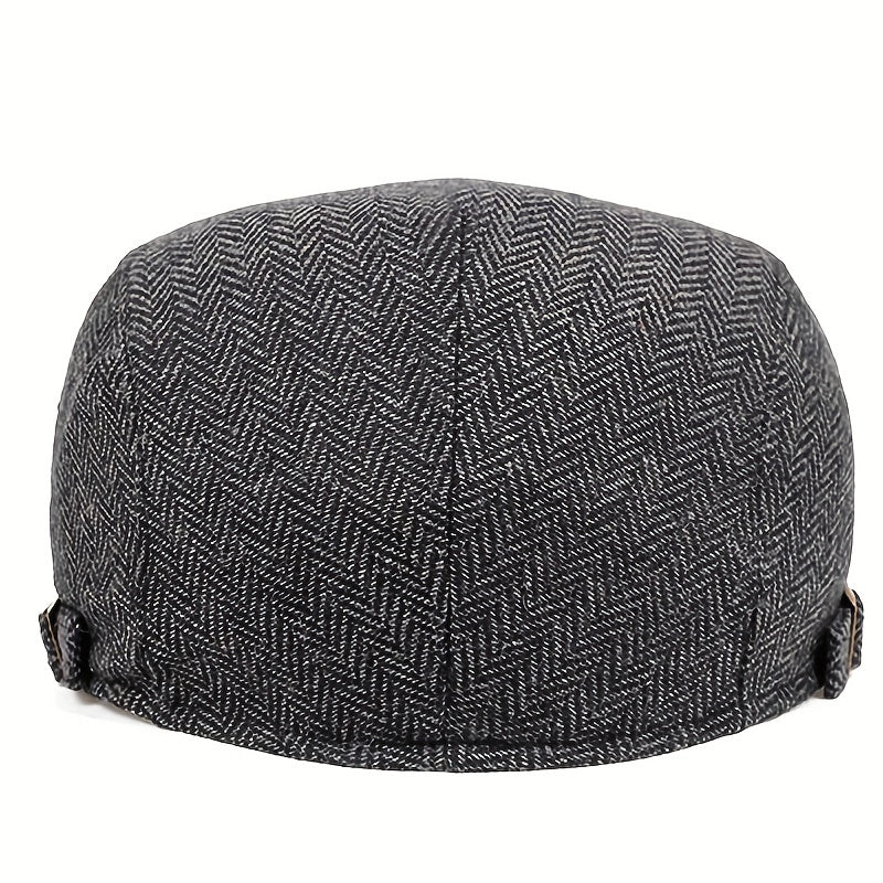 Men's Plaid Beret Newsboy Hat For Men