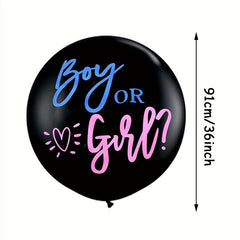 Gender Reveal Balloons 91 Latex Balloon with Confetti Baby Shower Party Decor