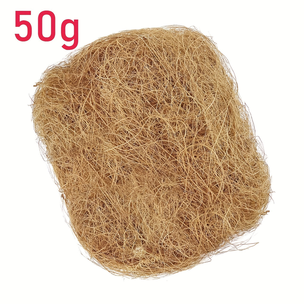 500g Natural Coconut Fiber for Bird Nest Palm Silk Lining Small Bag Nest Carpet