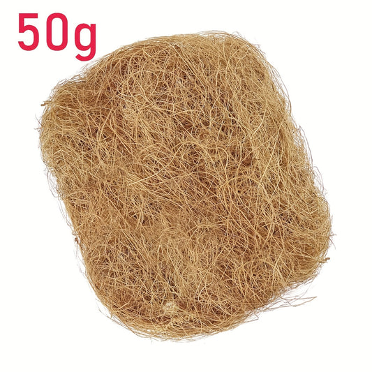 500g Natural Coconut Fiber for Bird Nest Palm Silk Lining Small Bag Nest Carpet