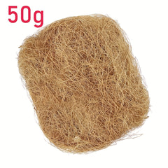 500g Natural Coconut Fiber for Bird Nest Palm Silk Lining Small Bag Nest Carpet