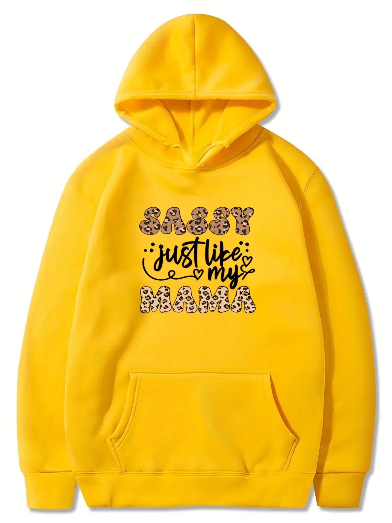 Girls 'Sassy Just Like My Mama' Hooded Sweatshirt - Youth Long Sleeve Pullover