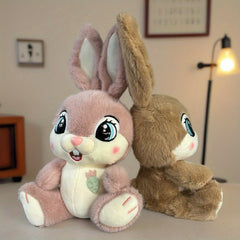 Valentine Bunny Plush Toy - Soft Stuffed Animal - Bedroom Decor Gift