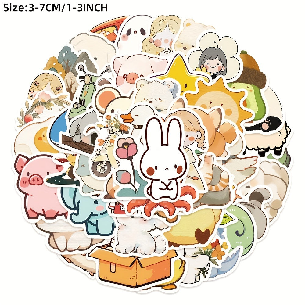 50pcs Drawing Graffiti Stickers for Laptop Helmets Water Cup