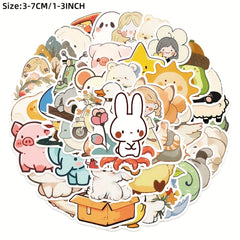 50pcs Drawing Graffiti Stickers for Laptop Helmets Water Cup