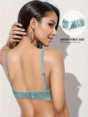 Lace Push Up Bra Comfy & Breathable Women's Lingerie