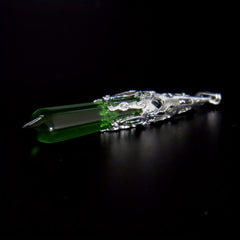 Natural Stone Quartz Gemstone Crystal Pendant for Chakra Balancing & Healing