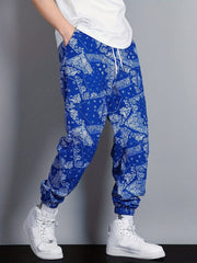 Men's Paisley Tapered Joggers - Stylish & Comfortable Sweatpants