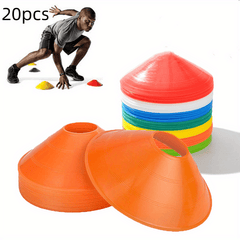 Agility Training Set 6 Hurdles 12 Cones 10 Discs for Football Soccer Sports
