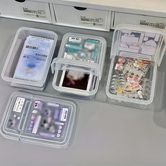 3L 5L ABS Flip Transparent Storage Box