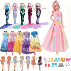 15pcs Fairy Tale Princess Doll Clothing Set for 11.5" Dolls
