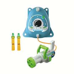Gibbs TPU Backpack Water Gun Summer Space & Dinosaur Theme Vibrant Mixed Colors