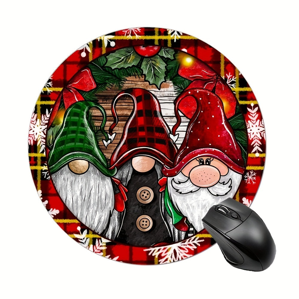 Christmas Gaming Mouse Pad Non-Slip Rubber Base Waterproof for Computer Laptop
