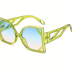 Men's Polarized Cat Eye Sunglasses Large Frame Glasses