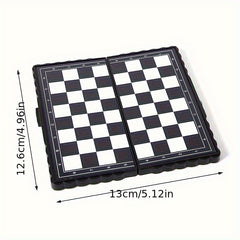 Portable Folding Plastic Chess Toy Chess Game For Family Gathering