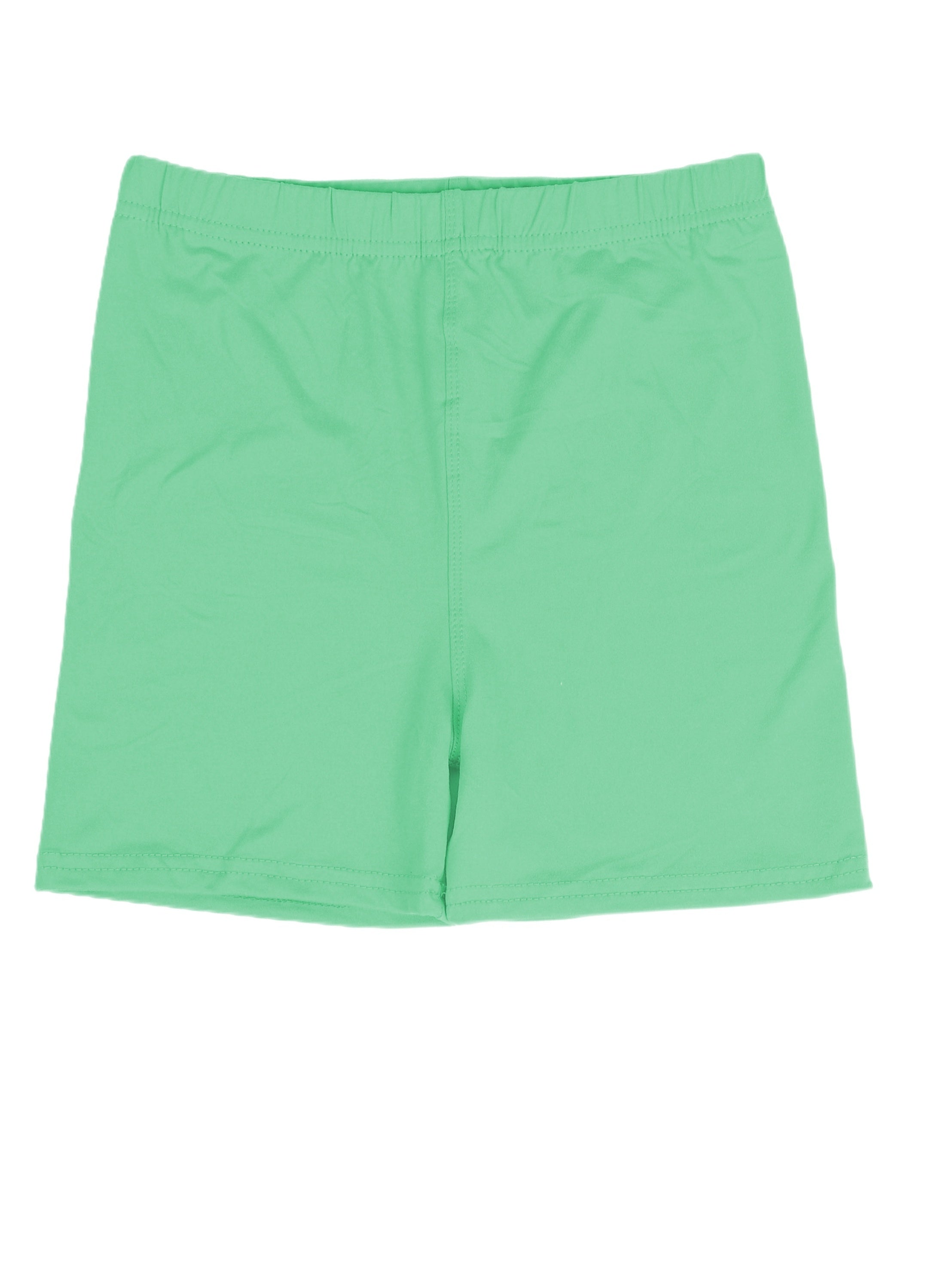 Girls Plain Stretchy Soft Short Leggings