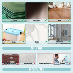 30pcs 1.98x10.16cm Hook and Loop Tape Self-Adhesive Strips