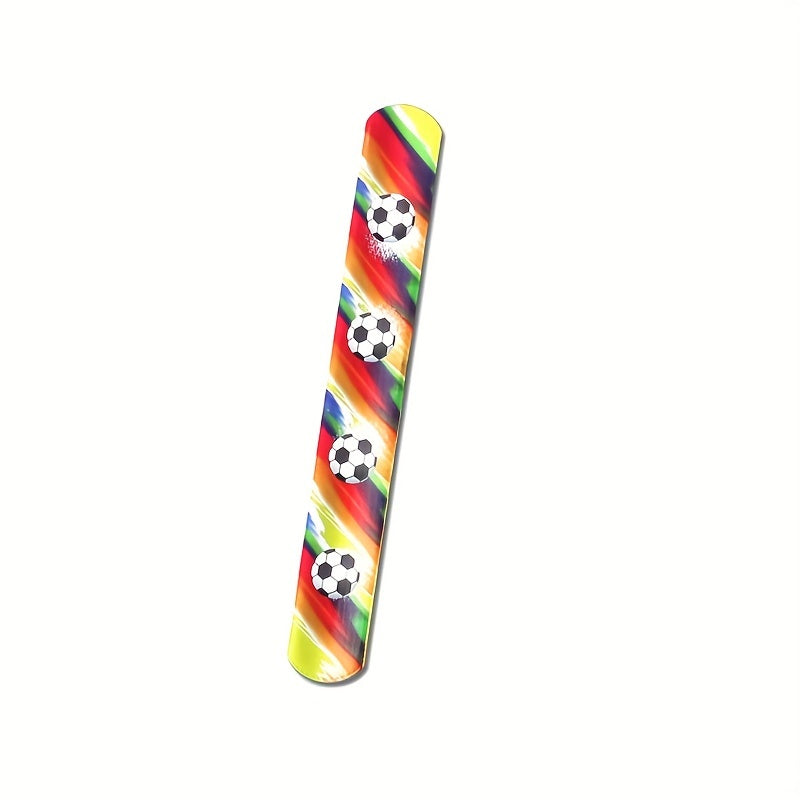 Football PVC Pat Ring Print Wristband Toy For Kids