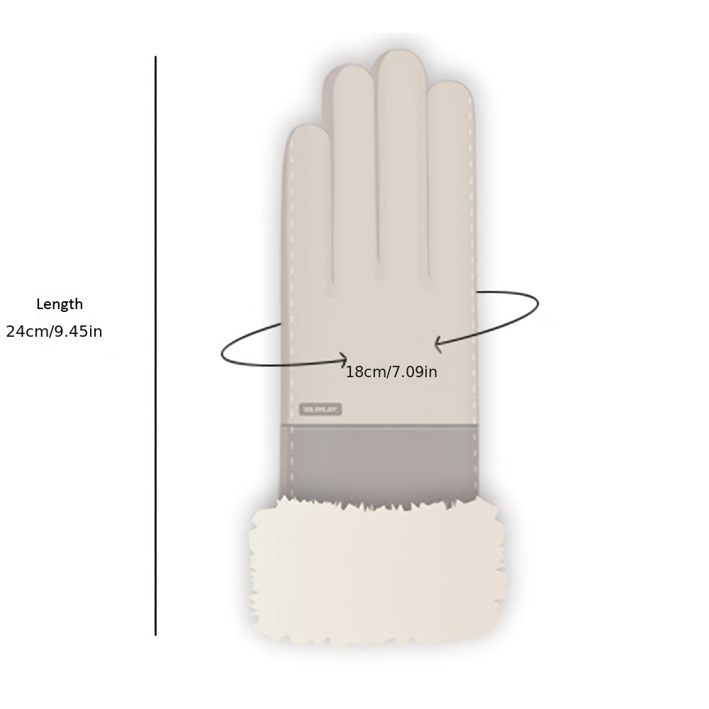 Women Winter Outdoor Thermal Anti Cold Gloves Warm And Stylist