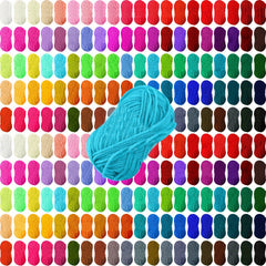 12pcs Multicolor Acrylic Yarn Skeins for Crochet Craft Projects