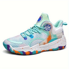 Men's Non Slip Basketball Shoes Comfy Shock Absorption Sneakers
