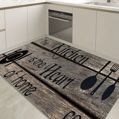 Anti Fatigue Kitchen Mat Slip Resistant Absorbent Runner Rug Washable Floor Mat