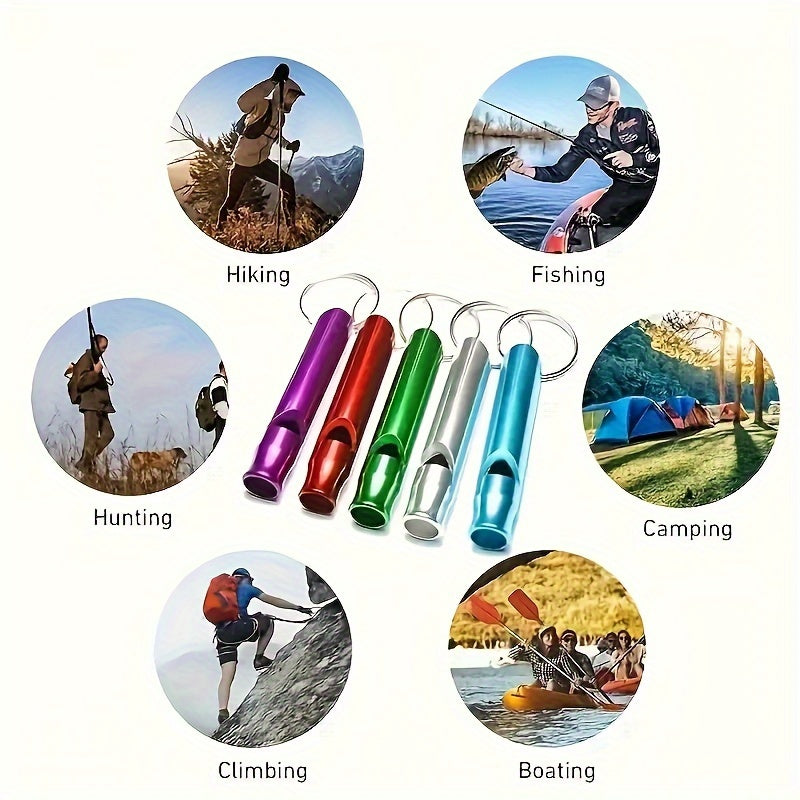 Aluminum Alloy Whistle Small Whistle Metal Whistle Survival Training Whistle