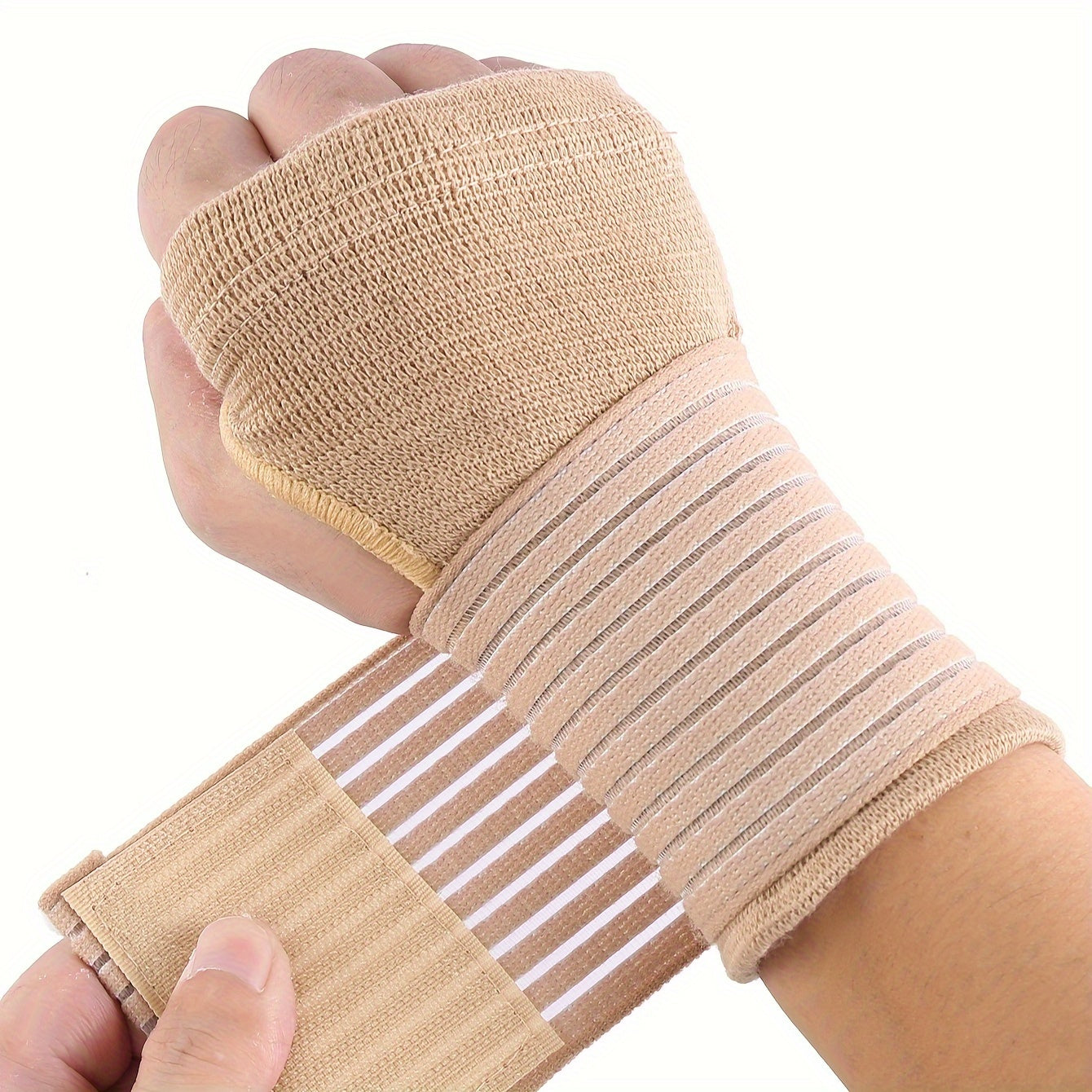 2pcs Pressurized Palm Guard Elastic Wrist Guard For Sports Cycling