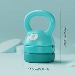 Adjustable Weight Kettlebell for Buttocks Fitness Training - Total Weight 5-44KG