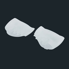 2 Pairs Silicone Toe Separators Toe Straightener for Night and Home Use