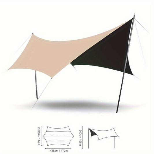 Waterproof Camping Canopy Tent - Portable Oxford Cloth Canopy