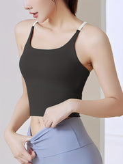 Seamless Wireless Padded Sports Bra for Yoga Fitness
