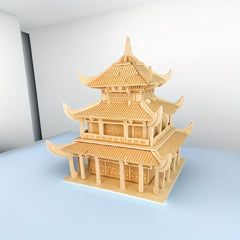 3D Wooden Puzzle Model Stamp Simulation Gift