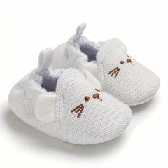 Cartoon Slip On Baby Girls House Shoes Lightweight Non Slip Walking Shoes