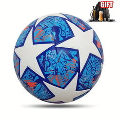 1pc No 5 Soccer Ball with Pump for Outdoor Training & Game