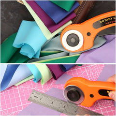 40pcs Cotton Quilting Fabric Strips Jelly Roll Craft Bundle Patchwork Sewing