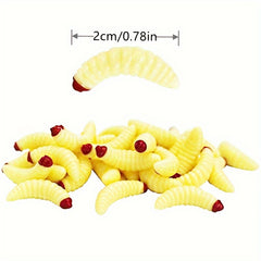 Bionic Soft Worms Fishing Lures Sea Bass Freshwater Saltwater Tackle