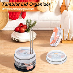 Cup Lid Organizer Rack Cup Lid Drain Storage Stand