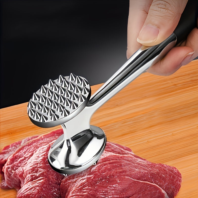 Stainless Steel Meat Tenderizer Hammer Double-sided Mallet