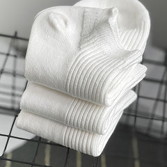 5 Pairs Women's Solid Comfy & Breathable All match Socks