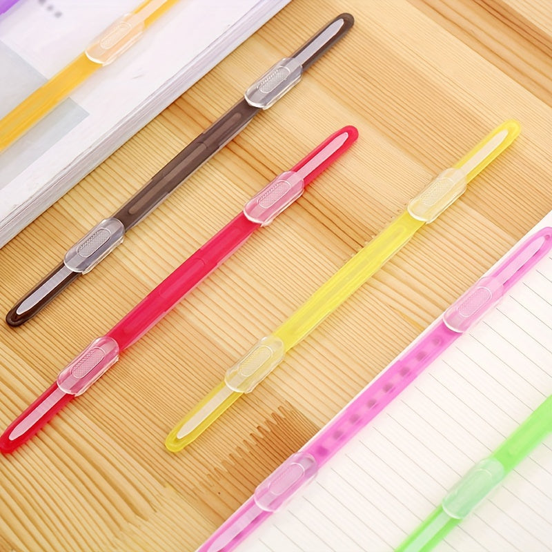 5pcs Book Clips File Clips Office Stationery File Punch Binding Clips
