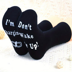 Non slip Cotton Floor Socks Funny Novelty Crew Socks